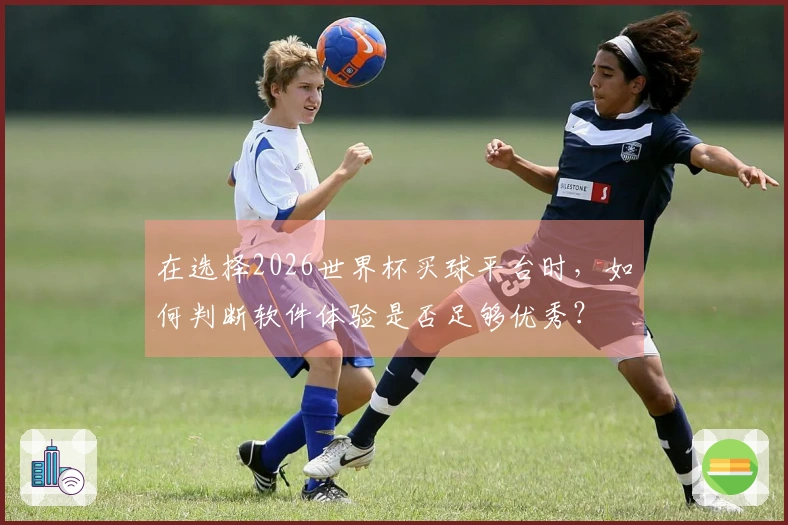 在选择2026世界杯买球平台时，如何判断软件体验是否足够优秀？
