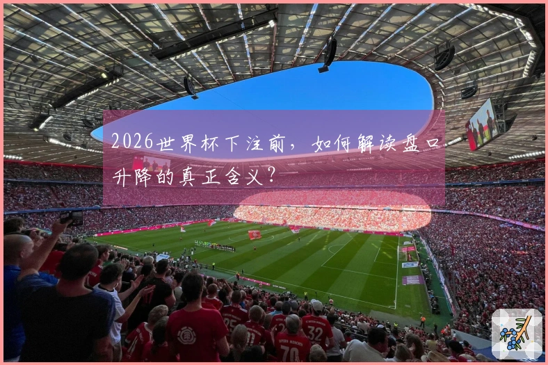 2026世界杯下注前，如何解读盘口升降的真正含义？